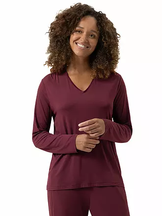 MEY | Pyjamashirt PURE CHIC boysenberry | 